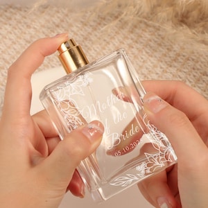 Personalized Perfume Bottle Gift for Mom,Custom Mom Refillable Perfume Bottle,Mother of the Groom Gift from Bride,etched perfume bottles