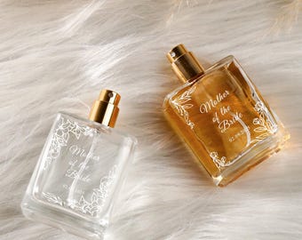 Custom Engraved Wedding Gift Mother Of The Bride And Groom Perfume Bottle,Custom Mom Refillable Perfume Bottle,Ideal Mother of The BrideGift
