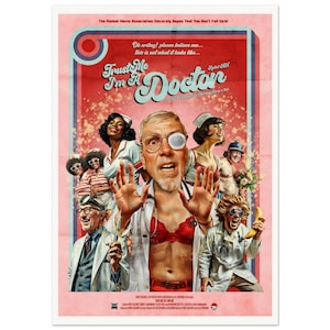 The White Dolemite &#39;Trust Me I&#39;m A Doctor&#39; Vintage Movie Poster