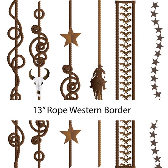 cowboy border clip art