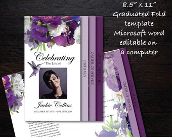 Elegante Trauersendung: Violette Pfingstrose Kolibri (DOCX)