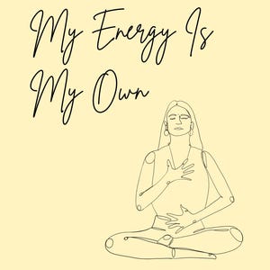 Spiritual Energy Wall Art Affirmation Reminder Empowered Digital Print