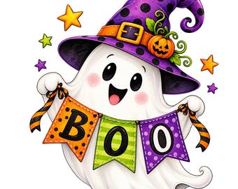 30 Cute Halloween PNG Bundle, Frankenstein Vampire Skeleton Bat Pumpkin Clipart, Spooky Trick or Treat(Digital Transparent  PNGs)