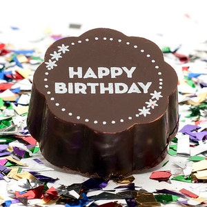 CHOCOLATS Joyeux ANNIVERSAIRE | Cadeau de célébration de joyeux anniversaire Caramels enrobés de chocolat