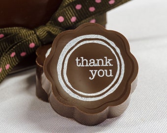 THANK YOU! CHOCOLATES | Thank You Teacher Parent Volunteer Coach Appreciation Gift Chocolate Covered Caramels