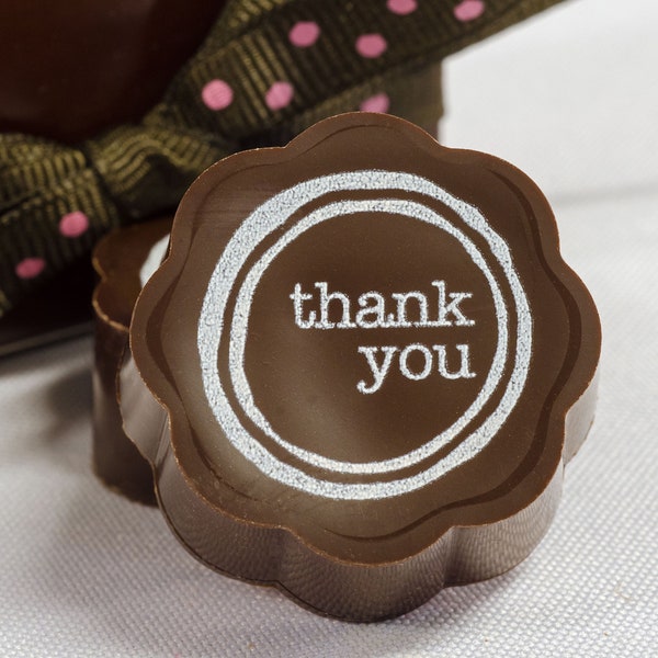 THANK YOU! CHOCOLATES | Thank You Teacher Parent Volunteer Coach Appreciation Gift Chocolate Covered Caramels