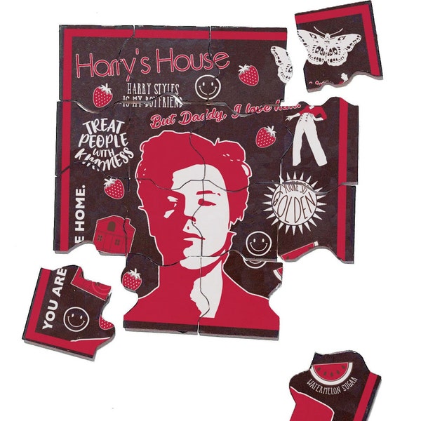 Harry Styles Fan Chocolate Puzzle - Treat People with Kindness TPWK Watermelon Sugar  HS HSLOT