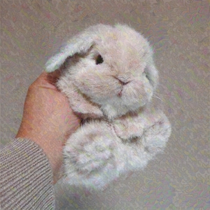 Rabbit toy. Handmade collectible realistic toy
