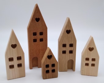House individually or in a set, table decoration