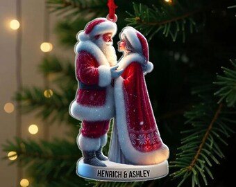 Retro Santa Claus Christmas Ornament Designs BUNDLE