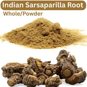 Indian Sarsaparilla Roots (Whole/Powder) | Hemidesmus Indicus | Whole Plant with Roots | Organic Wildcrafted Fresh Natural Herbs
