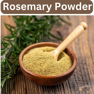 Powdered Rosemary (Fine Ground) | 100% Natural Dried Rosemary Leaves | Preservative-Free | For Rosemary Water & Oil