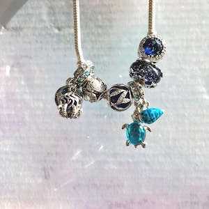 Sterling Silver Pandora Undersea Series Pendant,Can Be Paired With A Pendant Bracelet  - 925 Sterling Silver Charm, The Perfect Gift For Her