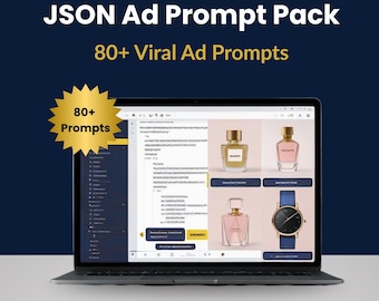 AI Video Ad Prompt Pack | JSON Templates for Viral Cinematic Ads | Text-to-Video Tools Compatible
