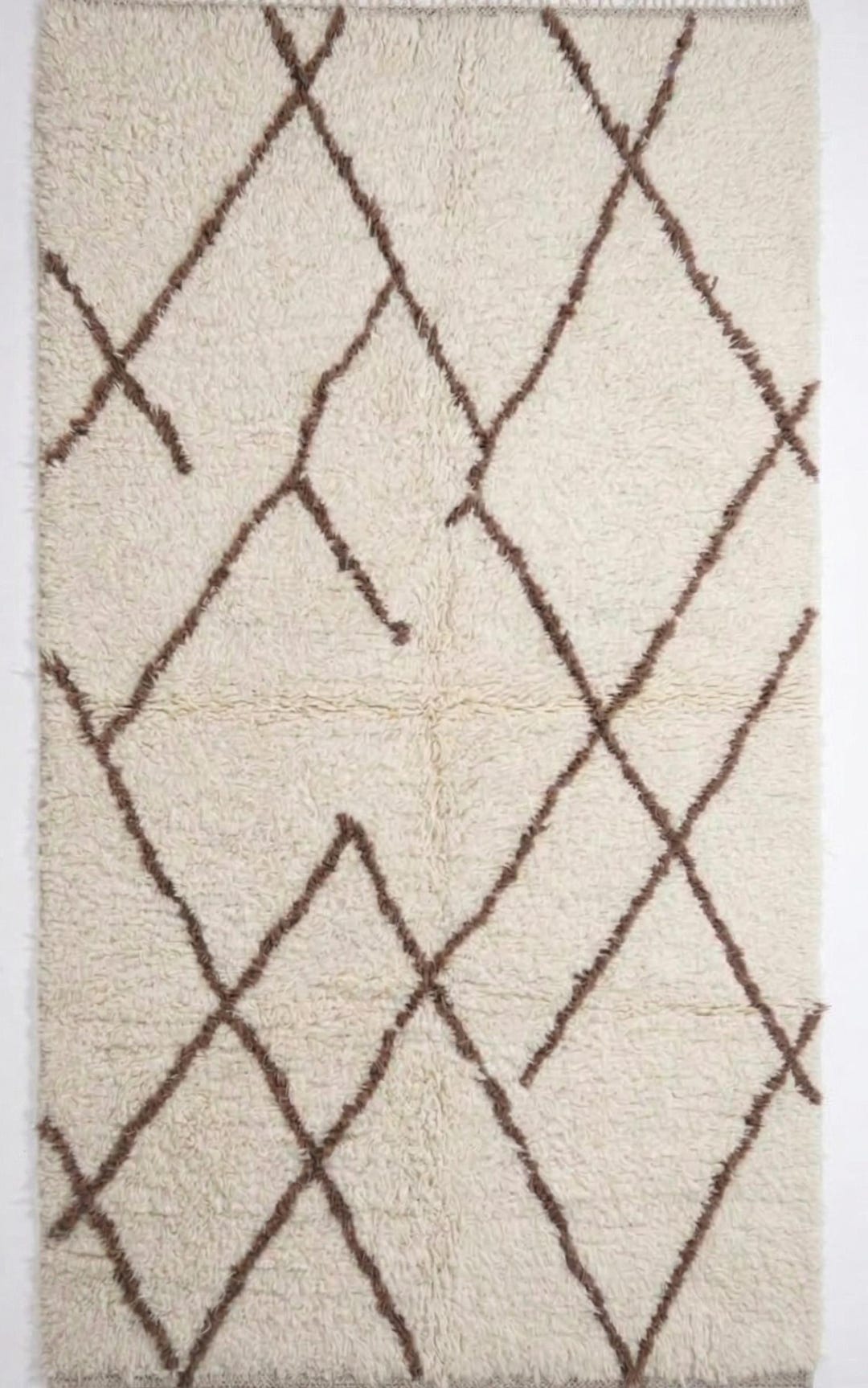 Chunky Boho Rug Buy Handwoven Chunky Wool Rug: Berber Texture, Rustic Boho Style Online ...