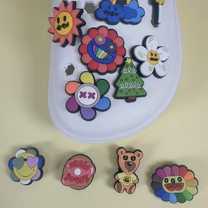 Drew Collection Set, Shoe Charms, Cute PVC Hanging Ornaments for Sandals, Croc Charms, Gifts, Gift For Her Him Super Cute