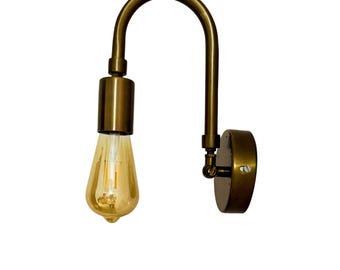 Handgefertigte Deckenleuchte aus Messing, Mid Century Modern Minimalist Leuchte