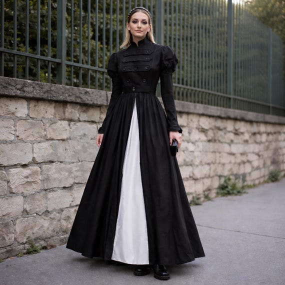 chinese dress ladies Juliet Sheer Lace Dress in Black