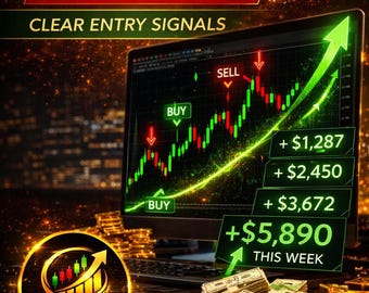 MT4 Buy Sell Indicator | Non Repaint Signals | Stop Missing Entries | Forex Trading Tool | Clear Buy Sell Signals MT4
