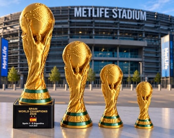 3D Printed World Cup Inspired Replica Trophy