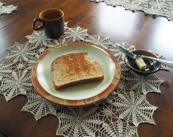 Placemat Set, Crochet Placemats Set of 2