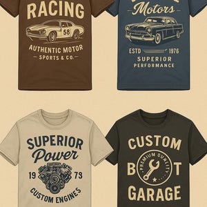 60+ Vintage T-Shirt Designs Bundle | Retro SVG PNG for POD, Cricut, Sublimation | Digital Download