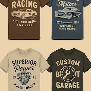 60+ Vintage T-Shirt Designs Bundle | Retro SVG PNG for POD, Cricut, Sublimation | Digital Download