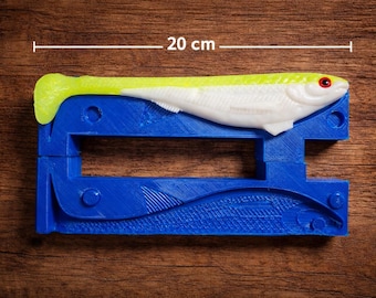 Shad softbait lure mold 200mm