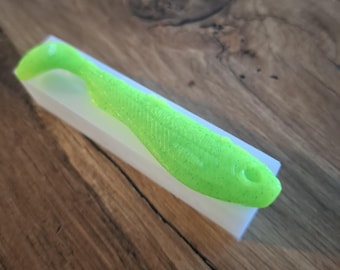 100mm Softbait Mold – Paddle Tail Shad Mold – Fishing Lure Mold – Soft Plastic Bait – DIY Fishing Lure