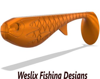 stumpnose shad version 2 150mm master plus mold softbait