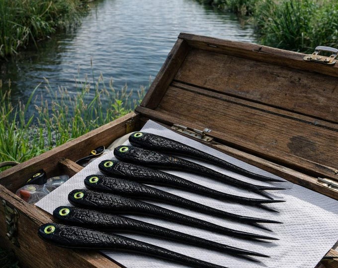 Featured listing image: Handmade V-Tail Shad 24