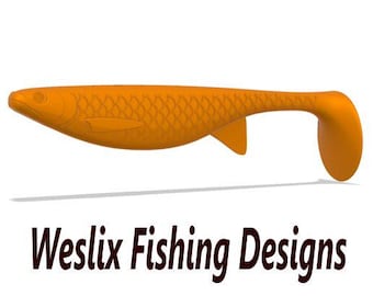 paddletailshad softbait 125mm master plus mold