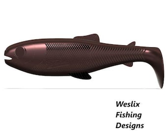 cannibal shad paddletail 135 mm