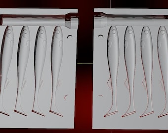 fox rage slick shad replica stl softbait shad