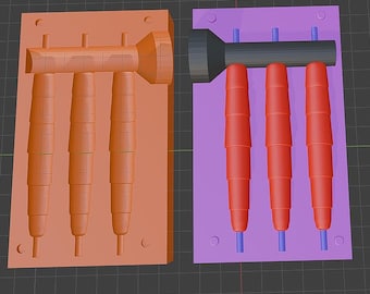 coreshot worm mold stl file