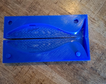 Shad softbait mold 15 cm paddletail PETG