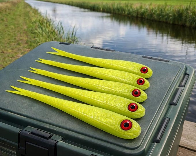 Featured listing image: Handmade V-Tail Shad 24