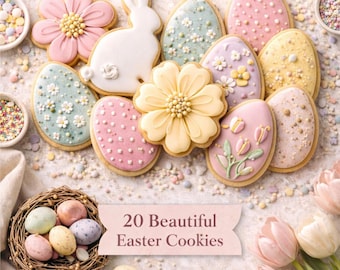 Easter Cookies Recipes Cookbook | Spring Baking, Holiday Desserts | Digital Download