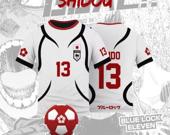 ブルーロック U-20 ジャパンジャージ | カスタムネーム＆ナンバーサッカーシャツ | 伊藤さえ アニメ サッカー コスプレ ギフト