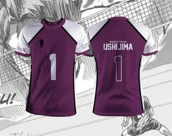 牛島若利　シュヴァイデン アドラーズ ハイキュー ユニフォーム　ハイキュー！ Amazon.co.jp: ハイキュー tシャツ MSBY ADLERS 日向翔陽 木兎