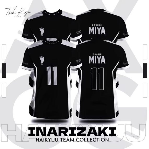 Haikyuu Inarizaki Jersey | Custom Name & Number Volleyball Shirt