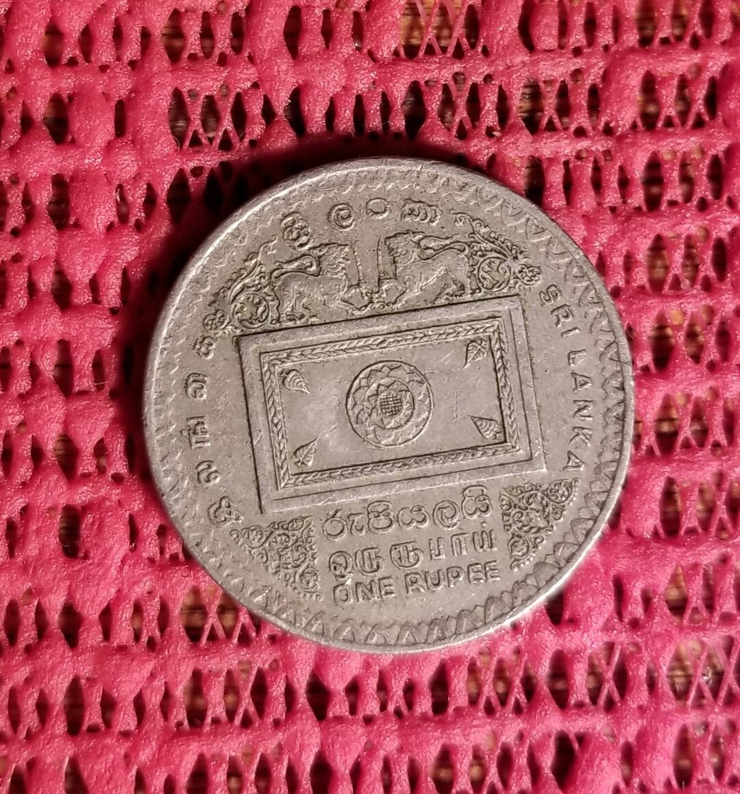 Sri Lanka 1 Rupee Lion Coin 1992 Etsy sri-lanka-1-rupee-lion-coin-1992-etsy