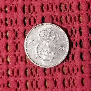 Sweden 10 ore 1973 coin