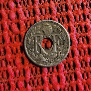 France 5 centimes 1925 coin