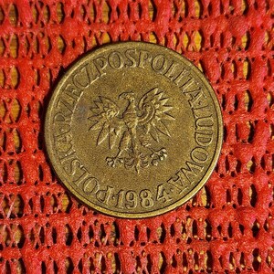 Poland 1984 eagle coin