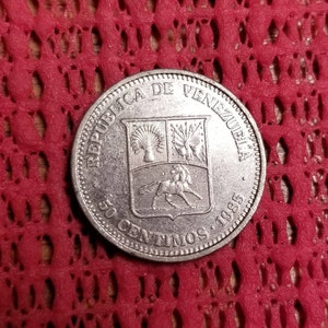 Venezuela 50 centimos 1985 coin