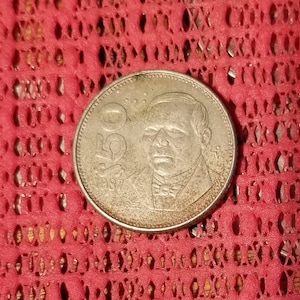 Mexico 50 pesos 1987 coin