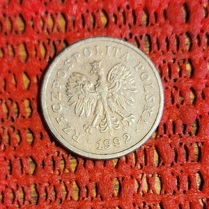 Poland eagle coin 1992