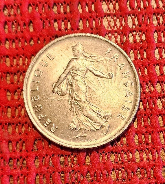 France 5 Francs 1971 Coin - Etsy
