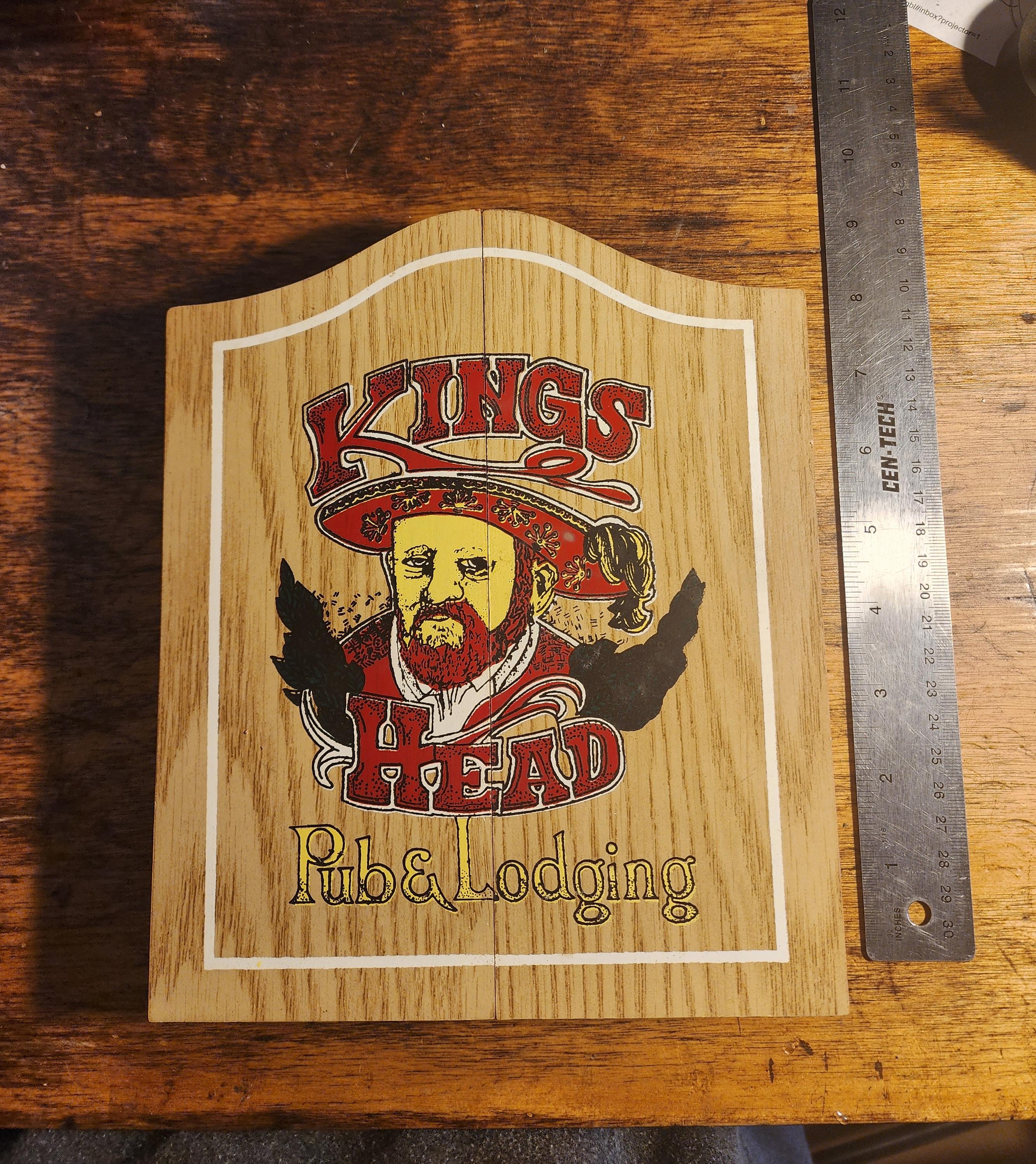 Kings Head Pub Dart Board - Etsy